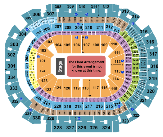 American Airlines Center Benson Boone Seating Chart